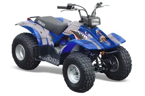 Yamaha Breeze 125 ATV Graphic Kit - 1989-2007 P40 Warhawk Blue