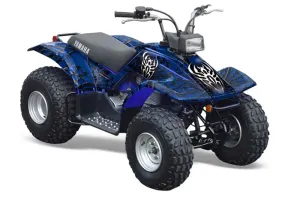 Yamaha Breeze 125 ATV Graphic Kit - 1989-2007 Widow Maker Blue