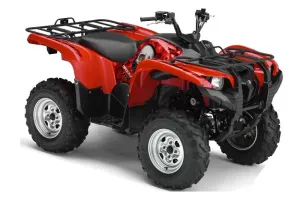 Yamaha Grizzly 700 / 550 ATV Graphic Kit - 2007-2014 Bone Collector Red