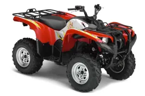 Yamaha Grizzly 700 / 550 ATV Graphic Kit - 2007-2014 Motorhead Mandy Red