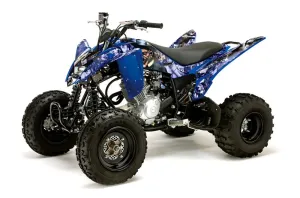 Yamaha Raptor 125 ATV Graphic Kit - 2011-2014 Mad Hatter Blue