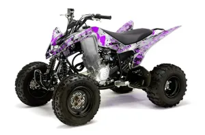 Yamaha Raptor 125 ATV Graphic Kit - 2011-2014 Meltdown Purple