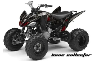 Yamaha Raptor 250 ATV Graphic Kit - 2008-2014 Bone Collector Black