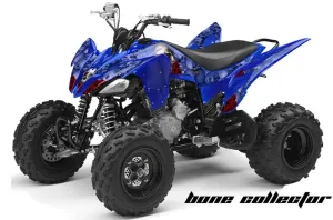 Yamaha Raptor 250 ATV Graphic Kit - 2008-2014 Bone Collector Blue