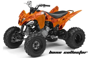 Yamaha Raptor 250 ATV Graphic Kit - 2008-2014 Bone Collector Orange