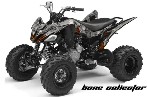Yamaha Raptor 250 ATV Graphic Kit - 2008-2014 Bone Collector Silver