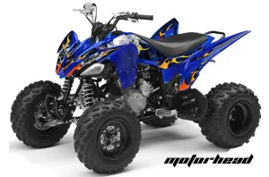 Yamaha Raptor 250 ATV Graphic Kit - 2008-2014 Motorhead Blue