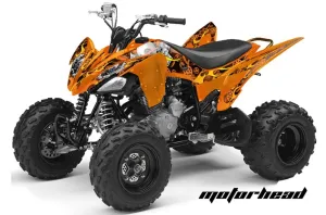 Yamaha Raptor 250 ATV Graphic Kit - 2008-2014 Motorhead Orange