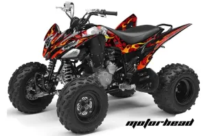Yamaha Raptor 250 ATV Graphic Kit - 2008-2014 Motorhead Red