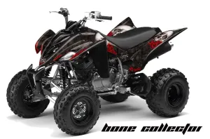 Yamaha Raptor 350 ATV Graphic Kit - 2004-2014 Bone Collector Black