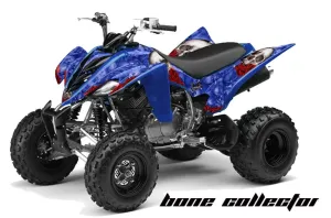 Yamaha Raptor 350 ATV Graphic Kit - 2004-2014 Bone Collector Blue