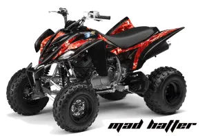 Yamaha Raptor 350 ATV Graphic Kit - 2004-2014 Mad Hatter Black