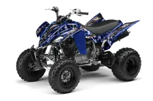 Yamaha Raptor 350 ATV Graphic Kit - 2004-2014 Mad Hatter Blue