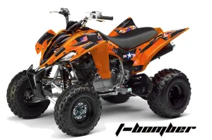 Yamaha Raptor 350 ATV Graphic Kit - 2004-2014 T Bomber Orange