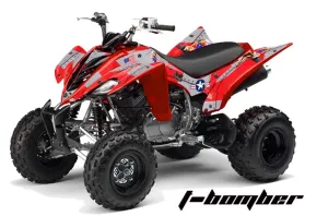 Yamaha Raptor 350 ATV Graphic Kit - 2004-2014 T Bomber Red