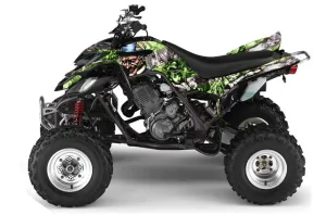 Yamaha Raptor 660 ATV Graphic Kit - 2001-2005 Mad Hatter Green
