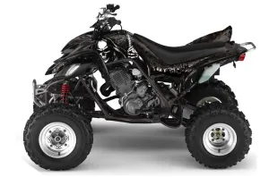 Yamaha Raptor 660 ATV Graphic Kit - 2001-2005 Reaper Black