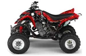 Yamaha Raptor 660 ATV Graphic Kit - 2001-2005 Reaper Red