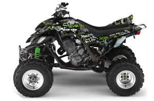 Yamaha Raptor 660 ATV Graphic Kit - 2001-2005 Silver Star - Silverhaze Green