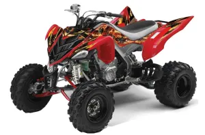 Yamaha Raptor 700 ATV Graphic Kit - 2006-2012 Firestorm Red