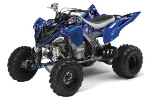 Yamaha Raptor 700 ATV Graphic Kit - 2006-2012 Mad Hatter Blue
