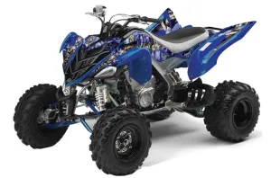 Yamaha Raptor 700 ATV Graphic Kit - 2006-2012 Mad Hatter Blue