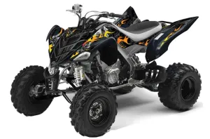 Yamaha Raptor 700 ATV Graphic Kit - 2006-2012 Motorhead Black
