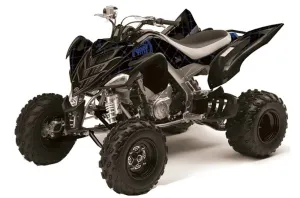 Yamaha Raptor 700 ATV Graphic Kit - 2006-2012 Silver Star - Reloaded Blue