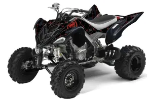 Yamaha Raptor 700 ATV Graphic Kit - 2006-2012 Silver Star - Reloaded Red