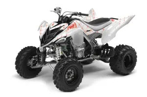 Yamaha Raptor 700 ATV Graphic Kit - 2006-2012 Silver Star - Reloaded White
