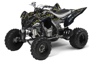 Yamaha Raptor 700 ATV Graphic Kit - 2006-2012 Silver Star - Silverhaze Yellow