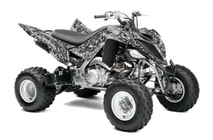 Yamaha Raptor 700 ATV Graphic Kit - 2006-2012 Skull Camo Silver