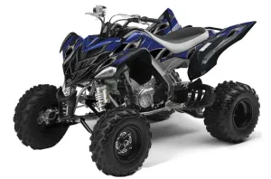 Yamaha Raptor 700 ATV Graphic Kit - 2006-2012 Tribal Flames Black