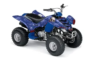 Yamaha Raptor 80 ATV Graphic Kit - 2003-2016 Bone Collector Blue