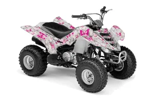 Yamaha Raptor 80 ATV Graphic Kit - 2003-2016 Butterfly Pink