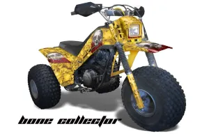 Yamaha Shaft DX 225 - 3 Wheeler ATV Graphic Kit - 1983-1985 Bone Collector Yellow