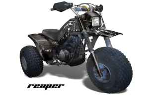 Yamaha Shaft DX 225 - 3 Wheeler ATV Graphic Kit - 1983-1985 Reaper Black