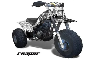Yamaha Shaft DX 225 - 3 Wheeler ATV Graphic Kit - 1983-1985 Reaper White