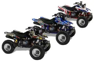 Yamaha Warrior 350 ATV Custom Graphic Kit - All Years