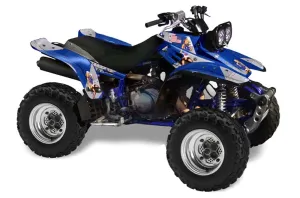 Yamaha Warrior 350 ATV Graphic Kit - All Years T Bomber Blue