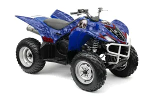Yamaha Wolverine ATV Graphic Kit - 2006-2012 Bone Collector Blue