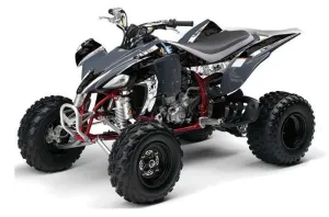 Yamaha YFZ 450 ATV Graphic Kit - 2004-2014 Mad Hatter Black