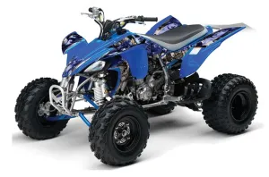 Yamaha YFZ 450 ATV Graphic Kit - 2004-2014 Mad Hatter Blue