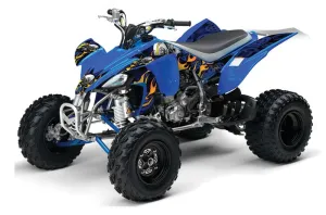 Yamaha YFZ 450 ATV Graphic Kit - 2004-2014 Motorhead Blue