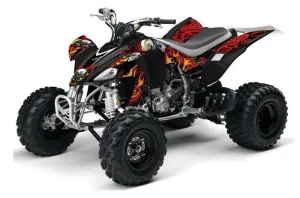 Yamaha YFZ 450 ATV Graphic Kit - 2004-2014 Motorhead Red