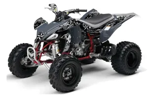 Yamaha YFZ 450 ATV Graphic Kit - 2004-2014 Northstar Silver
