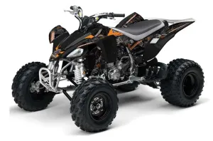 Yamaha YFZ 450 ATV Graphic Kit - 2004-2014 Toxicity Orange