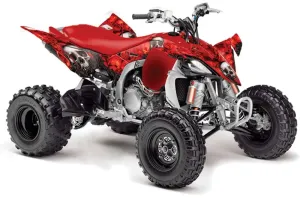 Yamaha YFZ 450SE / 450R ATV Graphic Kit - 2009-2013 Bone Collector Red