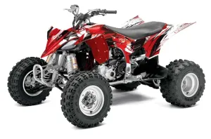 Yamaha YFZ 450R / SE ATV Graphic Kit - 2014-2019 Carbon X Red
