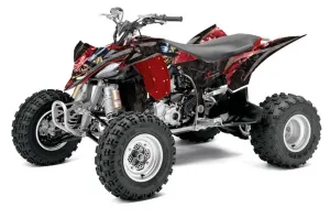 Yamaha YFZ 450R / SE ATV Graphic Kit - 2014-2019 Mad Hatter Red